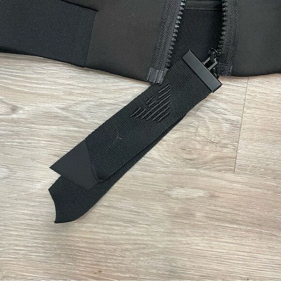 EMPORIO ARMANI Black Neoprene Bomber with back logo - Picture 11 of 12